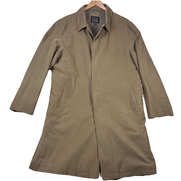 Jos. A. Bank Other - Jos. A. Bank Tan Overcoat Coat Size 44R Color Beige Lined 3 Button